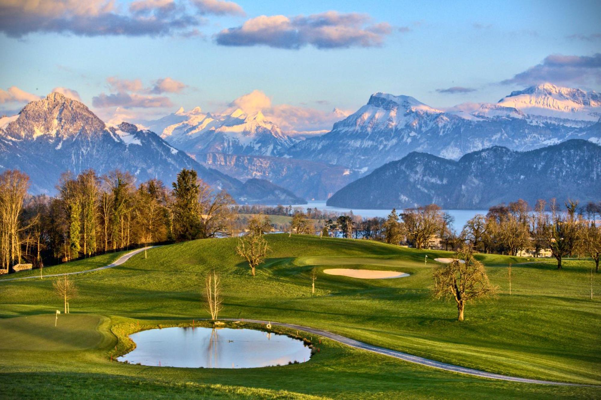 Gasthaus Badhof - Golfhotel Meggen Zewnętrze zdjęcie